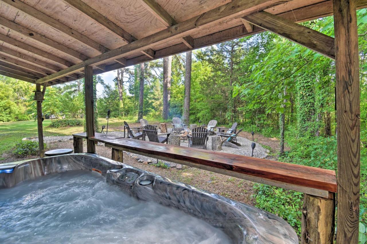 Luxury Pearcy Cabin With 5 Private Acres And Hot Tub! Exterior photo